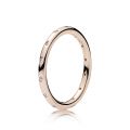Δαχτυλίδι 14K rose gold-plated με κυβική ζιρκόνια