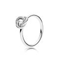 Δαχτυλίδι ασημ.925 με crystal pearl και με κυβ. ζιρκόνια , κορδέ