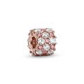 Σύμβολο 14K rose gold-plated με πολύχρωμες κυβικές ζιρκόνιες