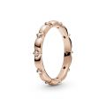 Δαχτυλίδι 14K rose gold-plated με κυβική ζιρκόνια