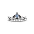 Δαχτυλίδι ασ. 925 με κυβική ζιρκόνια, Disney Cinderella, τιάρα κολοκύθα