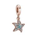 Κρεμαστό 14K rose gold-plated με κρύσταλλα, αστερίας