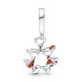 Κρεμαστό ασ. 925 με σμάλτο, Disney Minnie and Mickey Mouse, φιλί