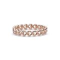 Δαχτυλίδι καρδιά, 14K rose gold-plated