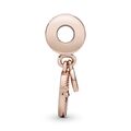 Κρεμαστό 14K rose gold-plated με κυβική ζιρκόνια, δέντρο της οικογένειας