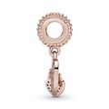 Κρεμαστό 14K rose gold-plated με κυβική ζιρκόνια, καρδιά
