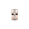 Κλιπ 14K rose gold-plated με κυβική ζιρκόνια