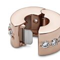 Κλιπ 14K rose gold-plated με κυβική ζιρκόνια
