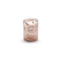 Κλιπ 14K rose gold-plated, καρδιές