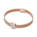 Σύμβολο κλιπ 14K rose gold-plated με κυβική ζιρκόνια, PANDORA Reflexions