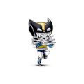 Σύμβολο ασ. 925 με μαύρο, κίτρινο & μπλε σμάλτο, Marvel Wolverine