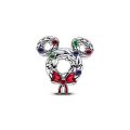 Σύμβολο ασ. 925 με πολύχρωμο σμάλτο, στεφάνι Disney Mickey Mouse