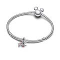 Σύμβολο ασ. 925 με κόκκινο σμάλτο Disney Mickey Mouse άγγελος του έρωτα,