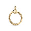 Κρεμαστό Ο  με επίστρωση χρυσού 14Κ, μικρό