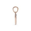 Κρεμαστό 14K rose gold-plated σε diamond-pointed, καρδιά