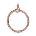 Κρεμαστό Ο 14K rose gold-plated, μεσαίο