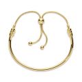 Βραχιόλι bangle  με επίστρωση χρυσού 14Κ με κυβ. ζιρκόνια