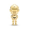 Σύμβολο  με επίστρωση χρυσού 14Κ με σμάλτο, Star Wars C3PO