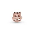 Μινιατούρα ασ.925 με κυβ. ζιρκόνια 14K rose gold-plated, δωράκι