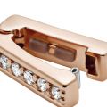 Σύμβολο κλιπ 14K rose gold-plated με κυβική ζιρκόνια, PANDORA Reflexions