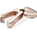 Σύμβολο κλιπ 14K rose gold-plated, PANDORA Reflexions, κρεμαστή καρδιά