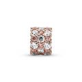 Σύμβολο 14K rose gold-plated με πολύχρωμες κυβικές ζιρκόνιες