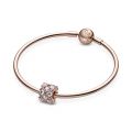 Σύμβολο 14K rose gold-plated με πολύχρωμες κυβικές ζιρκόνιες