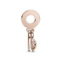 Κρεμαστό 14K rose gold-plated με κυβική ζιρκόνια, καρδιά και άπειρο
