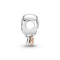 Σύμβολο 14K rose gold-plated & ασ. 925, καρδιά και μαμά