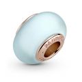 Σύμβολο 14K rose gold-plated, μπλε γυαλί murano