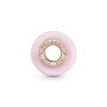 Σύμβολο 14K rose gold-plated, ροζ γυαλί murano