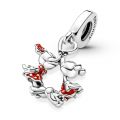 Κρεμαστό ασ. 925 με σμάλτο, Disney Minnie and Mickey Mouse, φιλί