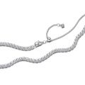 Choker ασ. 925 με διάφανη κυβική ζιρκόνια & κυλιόμενο κούμπωμα