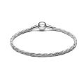 Βραχιόλι ασ. 925, μοτίβο πλεξούδα
