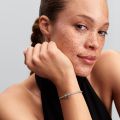 Σύμβολο ασ. 925 με γυαλιστερό λευκό και τιρκουάζ σμάλτο, ψάρι