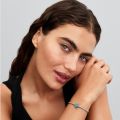 Σύμβολο ασ. 925 με κυβική ζιρκόνια & όψεις τιρκουάζ