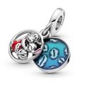 Κρεμαστό ασ. 925 με πολύχρωμο σμάλτο, Disney Lilo and Stitch