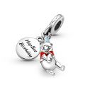 Κρεμαστό ασ. 925 πολύχρωμο σμάλτο, Disney Winnie the Pooh