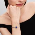 Σύμβολο με επίστρωση πλατίνας με όψεις lapis lazuli, πλανήτης