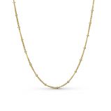 Αλυσίδα λαιμού  με επίστρωση χρυσού 14Κ