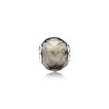 Σύμβολο ασ. 925 με faceted smokey quartz, Συμπόνια Essence Colle