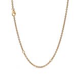 Αλυσίδα λαιμού,  με επίστρωση χρυσού 14Κ