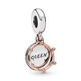 Κρεμαστό ασ.925 και 14K rose gold-plated, κορώνα