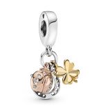 Κρεμαστό ασ. 925,  με επίστρωση χρυσού 14Κ & 14K rose gold-plated, τύχη