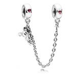 Αλυσίδα ασφαλείας ασ.925 με κυβ. ζιρκόνια, Disney Mickey