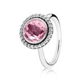 Δαχτ. ασ. 925 με διάφανη και ροζ κυβική ζιρκόνια