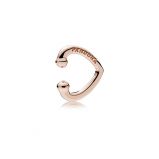 Σκουλαρίκι ear-cuff, 14K rose gold-plated