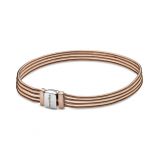 Βραχιόλι 14K rose gold-plated & ασ. 925, Pandora Reflexions
