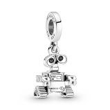 Κρεμαστό ασ. 925 με glitter & πολύχρωμο σμάλτο, Disney Pixar Wall-E