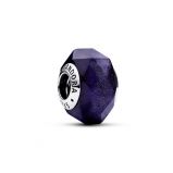 Σύμβολο ασ. 925 με faceted μπλε γυαλί μουράνο & αβεντουρίνη